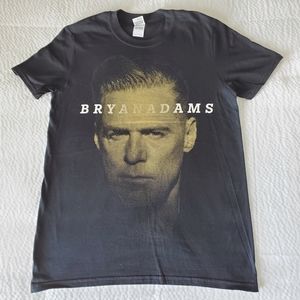 Bryan Adams Reckless Tour 2015 Black T Shirt